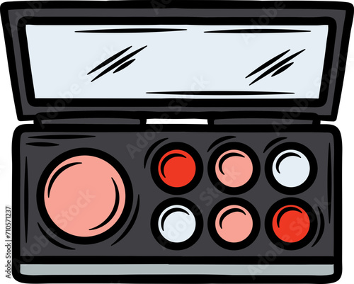 Hand drawn Blush On Illustration