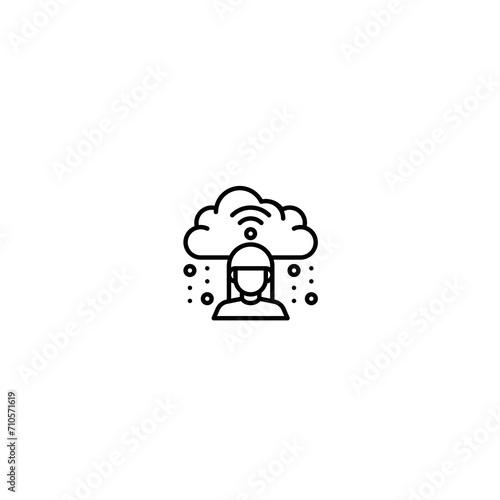 woman saloon steaming WiFi icon