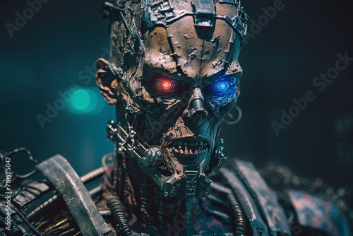 cyber zombie person