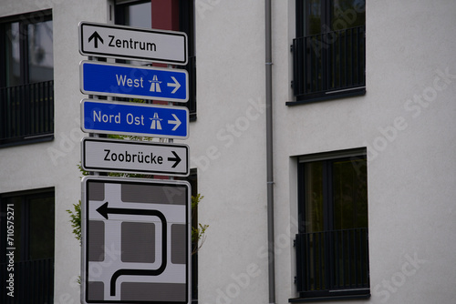 close-up photo of street signs in germany