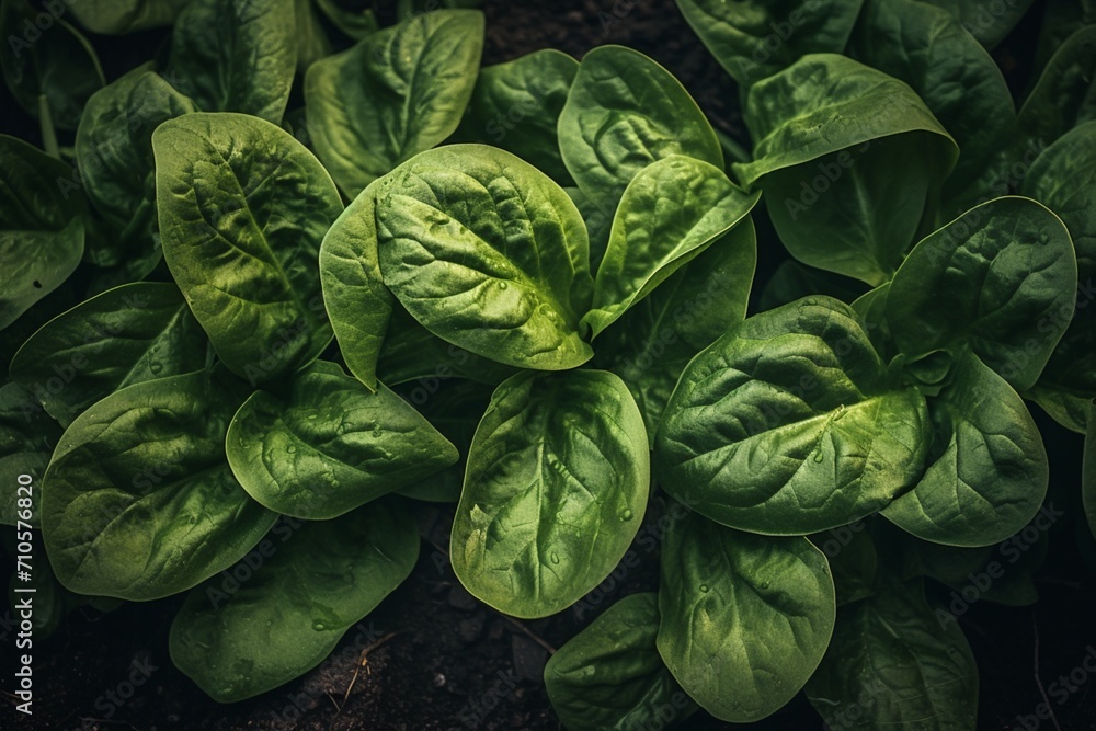 Fototapeta premium green leaves of a cabbage