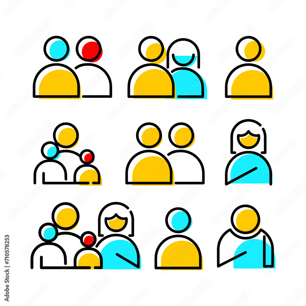 People, family, parents, person icon sign symbol vector design isolated on white background. People, family, parents, person icon sign symbol vector design isolated on white background.