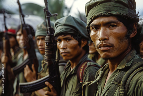Delving into revolutionary guerrilla warfare tactics - highlighting insurgent strategies - the dynamics of unconventional combat photo