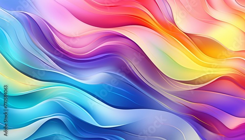 Seamless rainbow liquid pastel wavy melted plastic texture wrinkle silicone sheet background