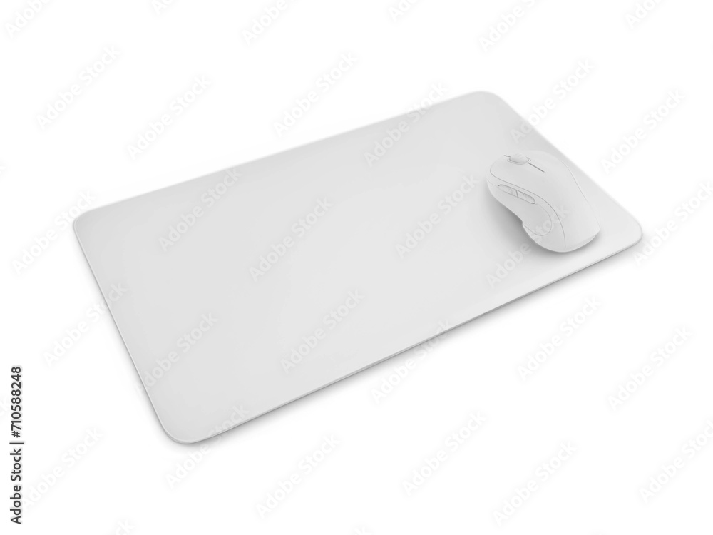 Fototapeta premium Mouse Pad on white background