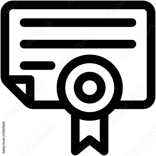 Certificate Vector Icon
