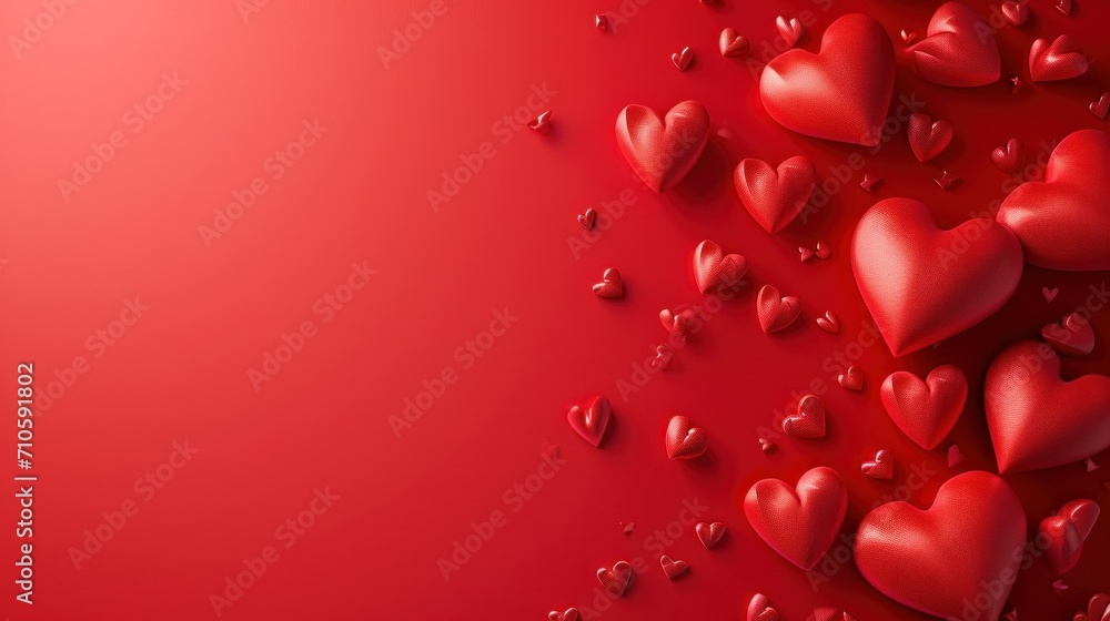red Valentine's day background