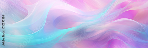 Abstract background. 3d rendering, 3d illustration. Pastel colors. Seamless trendy iridescent rainbow foil texture. Soft holographic pastel unicorn marble background pattern. Modern pearlescent