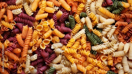 italian pasta food background illustration cuisine noodles, spaghetti macaroni, fettuccine penne italian pasta food background
