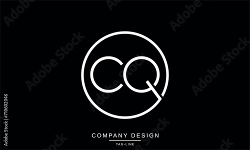 CQ, QC, Abstract Letters Logo Monogram photo