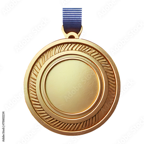 Medal icon Symbol 3d isolated on transparent background