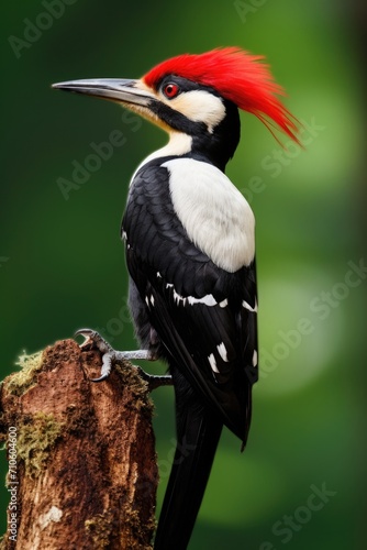 An ivory-billed woodpecker, a bird commonly found in Brazil.