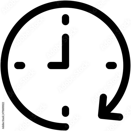 Clockwise Vector Icon