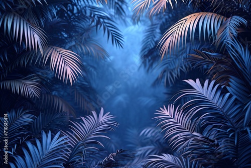 Tropical Palm Leaves