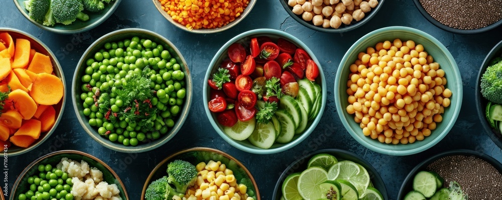 all kinds of fruits and vegetables in bowls all kinds of fruits and vegetables in bowls