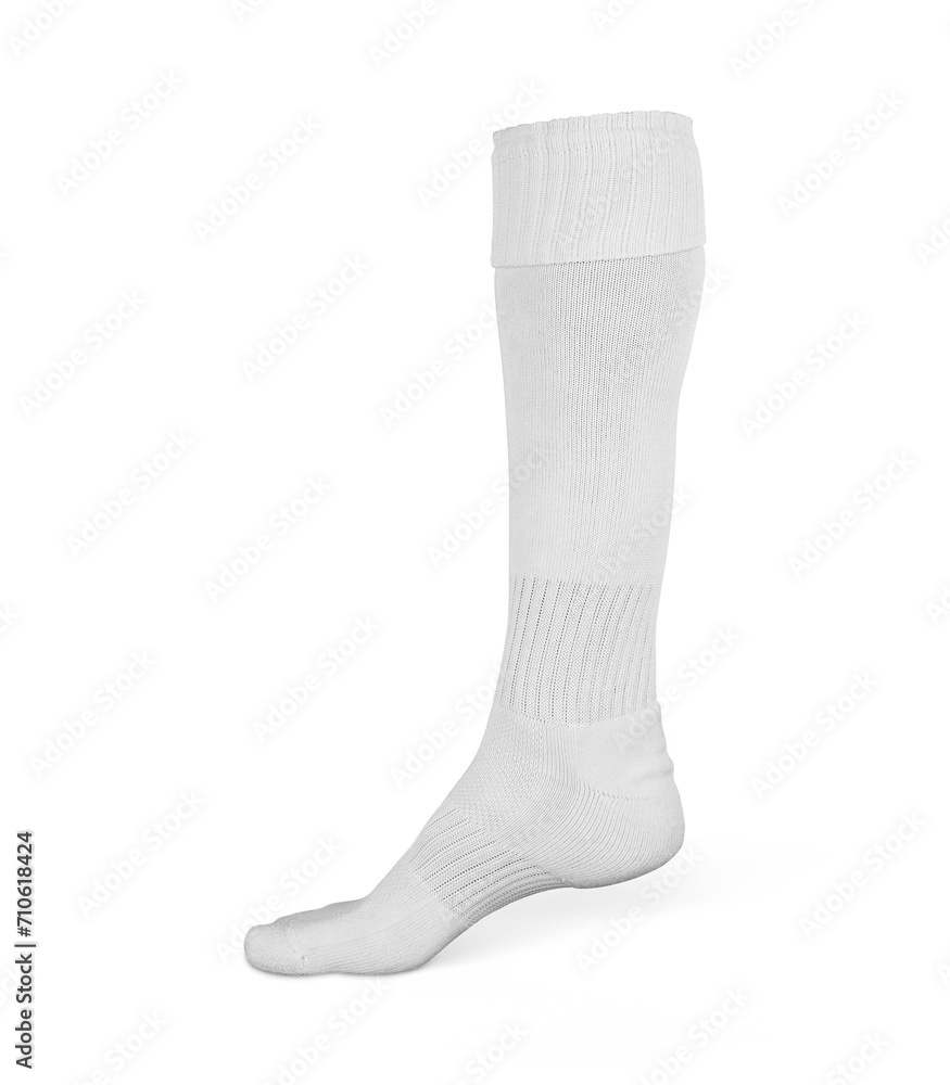 Sock Side View on white background Sock Side View on white background
