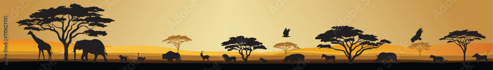 Fotobehang Chocoladebruin African Safari #710623041