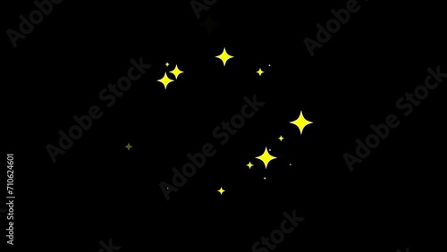 アニメ風　キラキラ周辺エフェクト　90Fループ