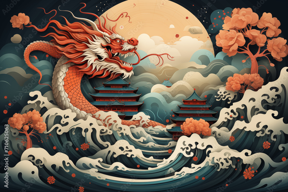 Landscape with dragon Landscape with dragon