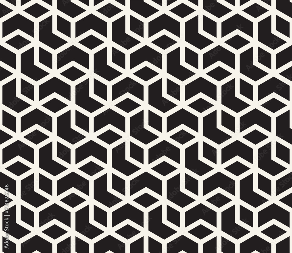 Vector seamless pattern. Repeating geometric elements. Stylish monochrome background design. Vector seamless pattern. Repeating geometric elements. Stylish monochrome background design.