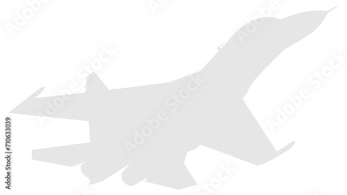 Silhouette of the Jet Fighter  Fighter aircraft are military aircraft designed primarily for air-to-air combat. Format PNG