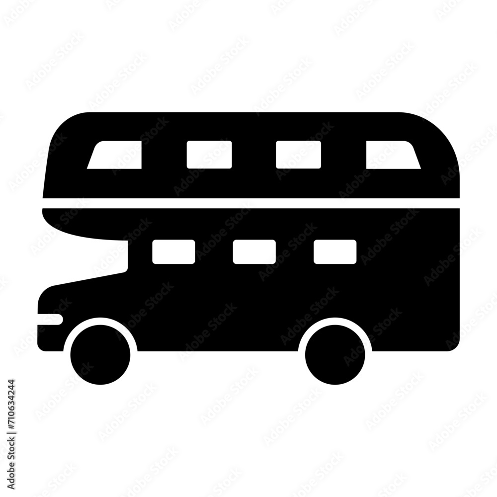 Bus, shuttle, coach icon