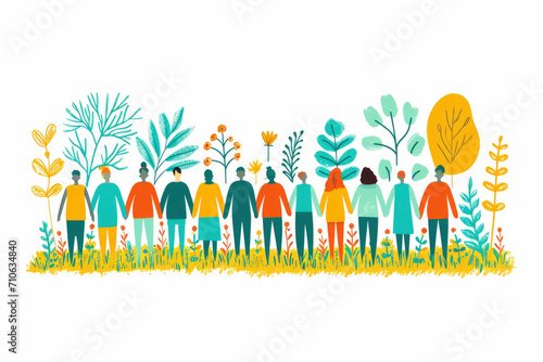 Participation in community activities and support for shared goals enhance overall