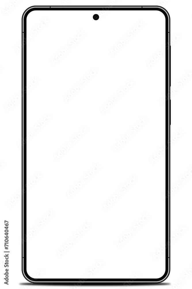 Samsung Galaxy S23. Vector mobile phone mockup. Samsung Galaxy S23. Vector mobile phone mockup.