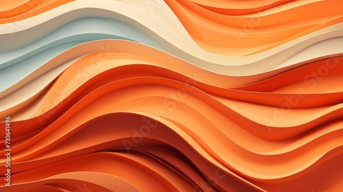 Abstract wavy background paper cut wallpaper slide