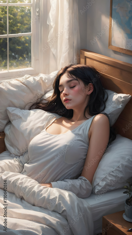 woman in bed woman in bed