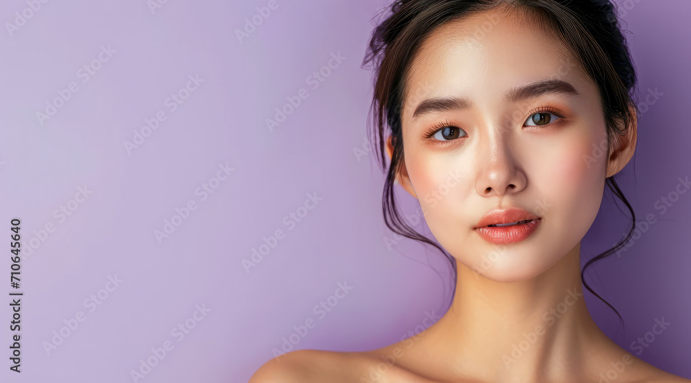Beautiful young attractive asian lady portrait. Style and fashion. Diversity representation Beautiful young attractive asian lady portrait. Style and fashion. Diversity representation