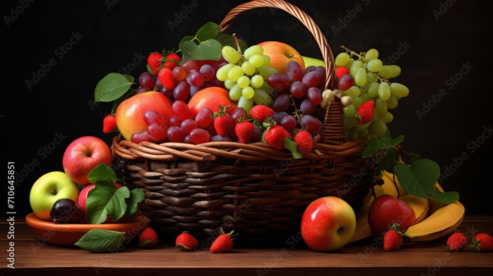 basket of fruits basket of fruits
