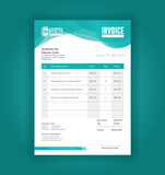Vector business letterhead template EPS