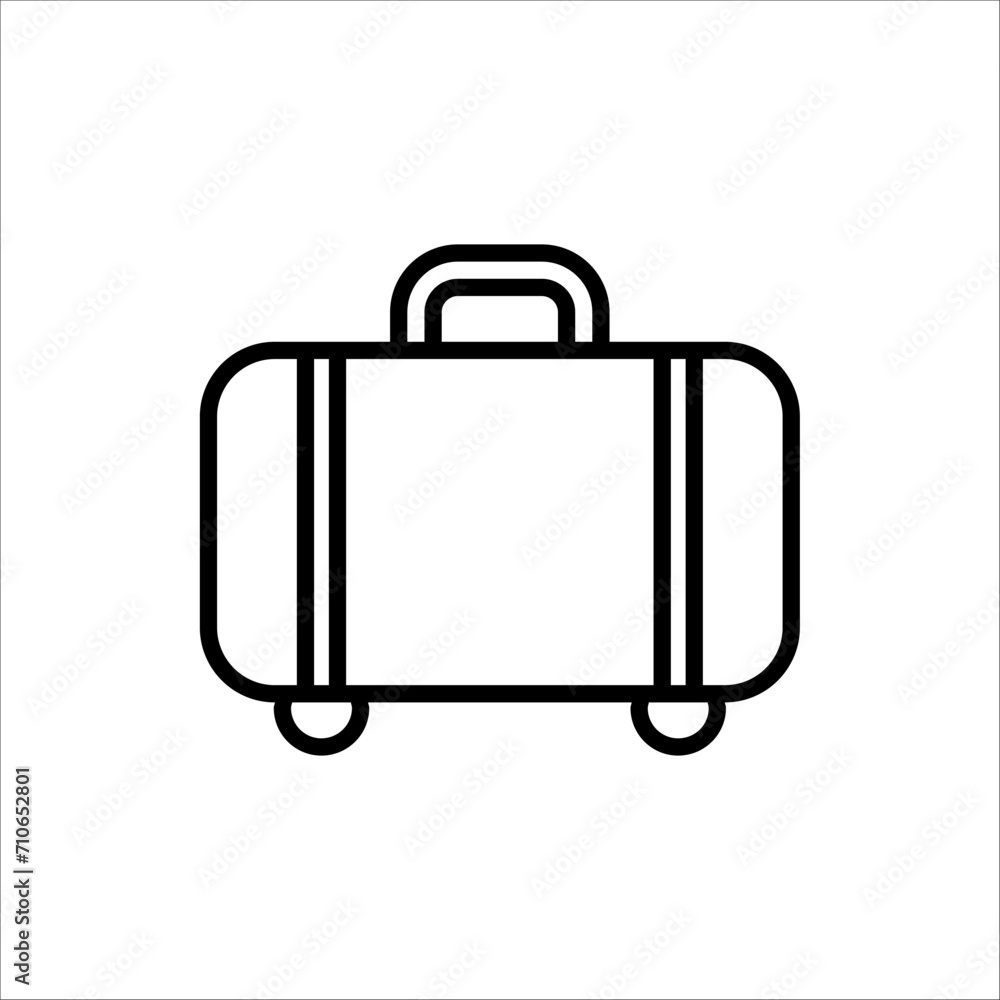 Suitcase icon. for web design isolated on white background. Suitcase icon. for web design isolated on white background.