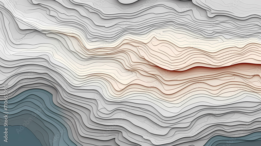 Fototapeta premium Modern digital abstract 3D background, abstract lines background