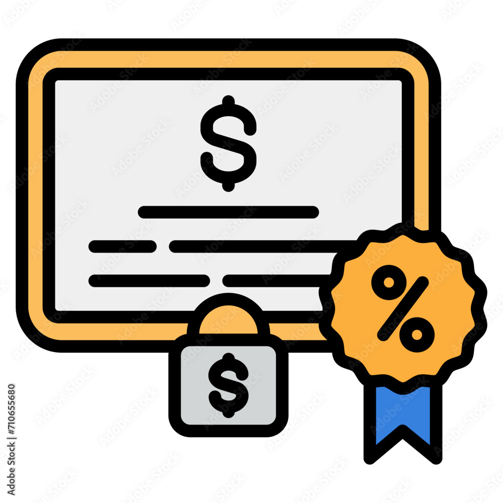 Fixed Income Icon For Design Fixed Income Icon For Design