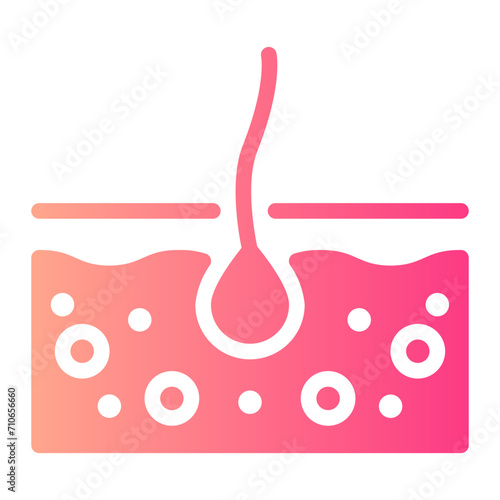 epidermis gradient icon