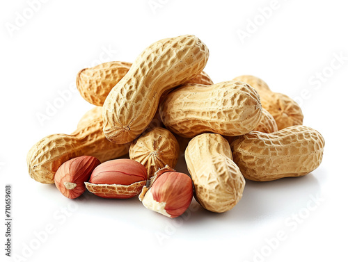 Wallpaper Mural Peanut isolated on white background. Minimalist style.  Torontodigital.ca