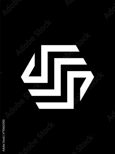 sss monogram logo template