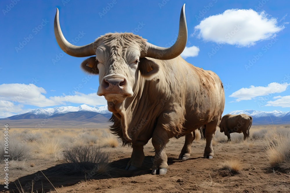 The biggest bull in the world. The biggest bull in the world.