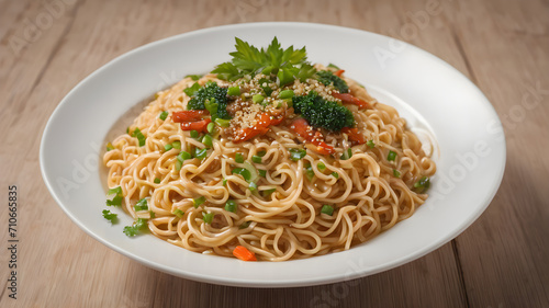 noodle isolated on white background