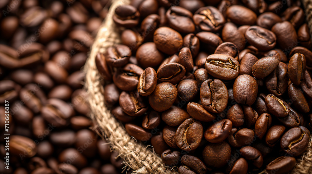 Fototapeta premium coffee beans background