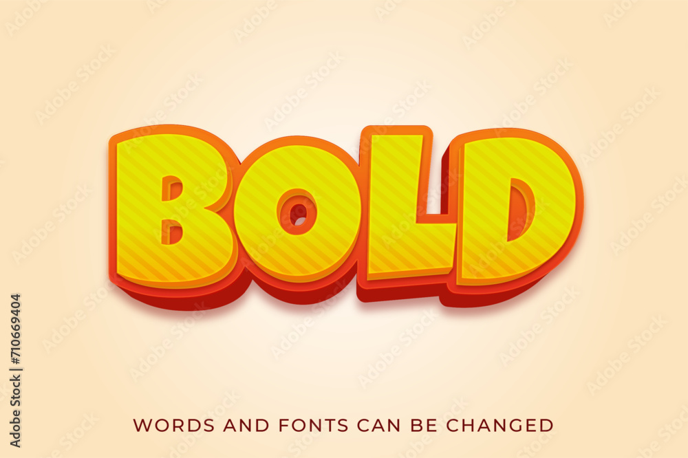 Bold 3d text effect Bold 3d text effect