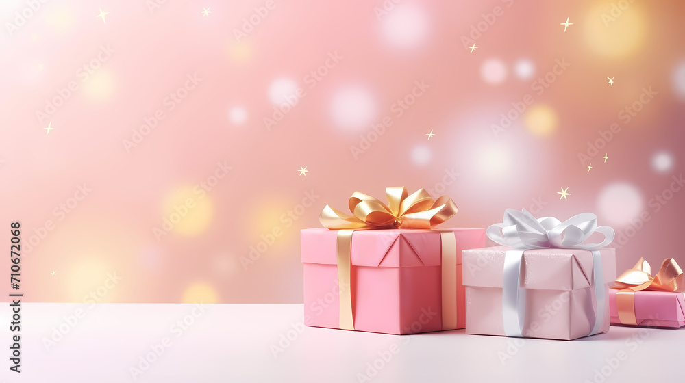 Gift box background with copy space for Christmas gifts, holiday or birthday Gift box background with copy space for Christmas gifts, holiday or birthday