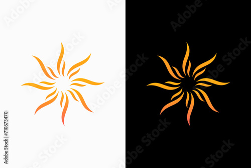 Sun god Vector Logo Premium