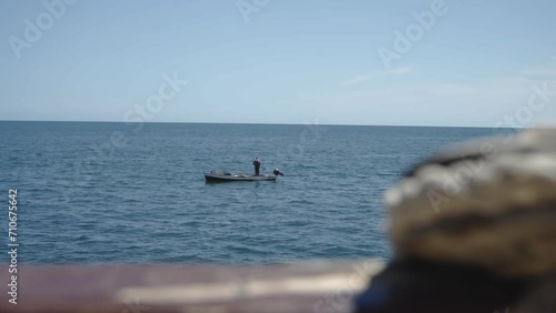 Fisherman on a boat