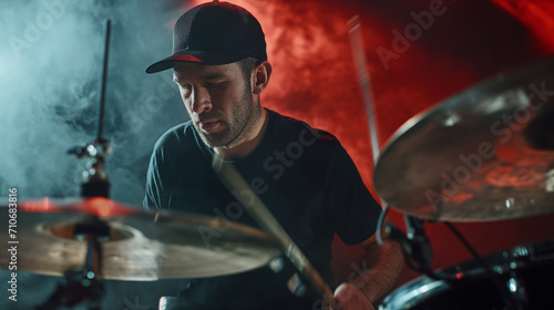 music, drummer, drum, drums, concert, band, rock, musician, playing, woman, sound, party, play, instrument, dj, jazz, percussion, entertainment, stage, club, guitar, people, musical, performer
