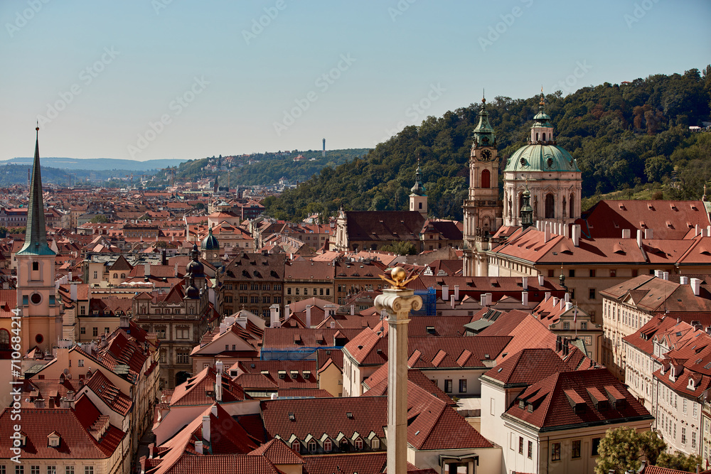 Obraz premium View of Prague city, capital of Czech Republic, Europe.