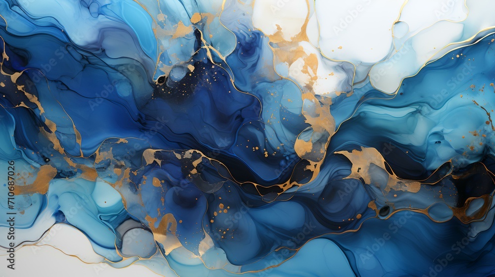 Blue Alcohol Ink Paint Watercolor Abstract Background
Blue Alcohol Ink Paint Watercolor Abstract Background