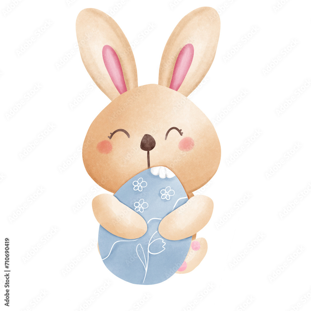 Obraz premium easter bunny with egg